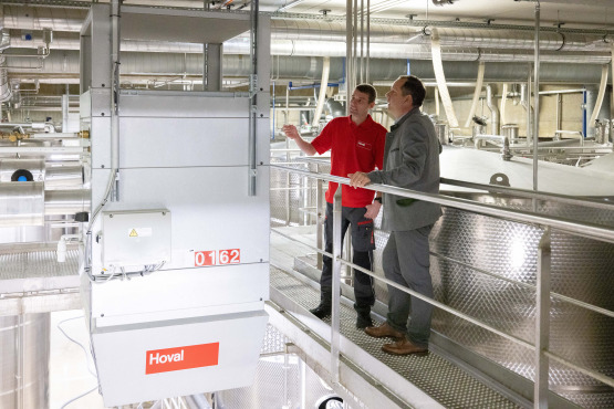 Hovalov TopVent® uređaj održava optimalnu vlažnost zraka